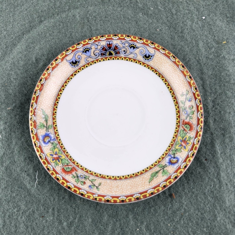Antique Fine Jean Pouyat Limoges POY59 Tea Cup Saucers Replacement 5 1/4"